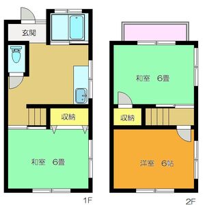西一之江　中古戸建て　間取り